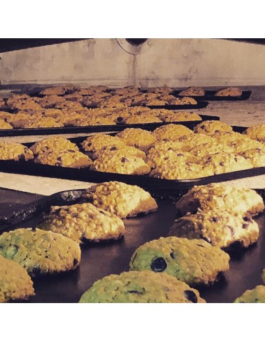 Cookies de pistachos y choco negro