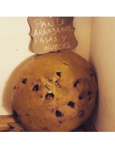 Pan de Arándanos, Pasas y Nueces